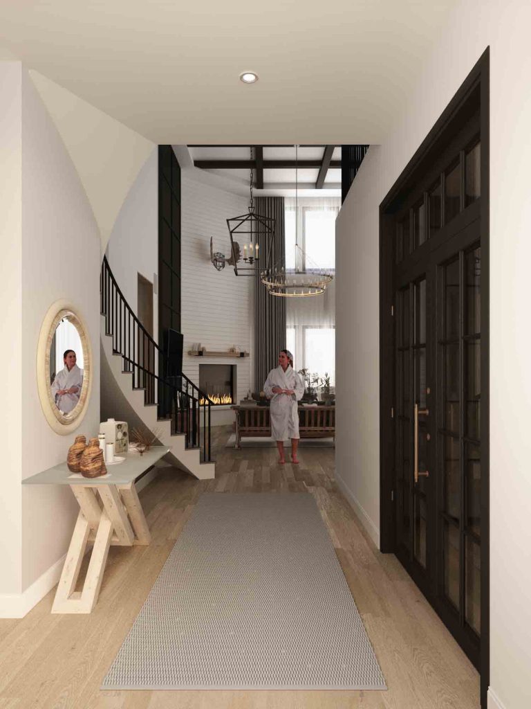 3d-interior-render-of-modern-hallway